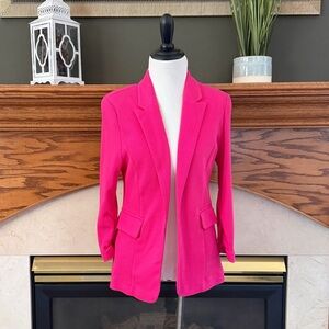 Riley & Rae Pink Waffle‎ Knit Blazer Size Small NWOT 2399500